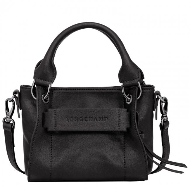 Longchamp Women's 3D XS Handbag Black - Leather | Black