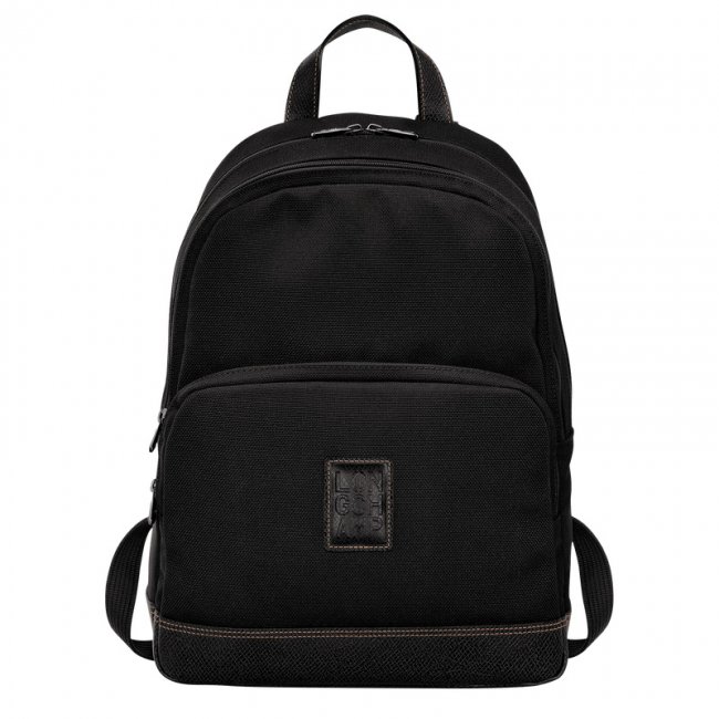 Longchamp Men's Boxford Backpack Black - Recycled canvas | Black