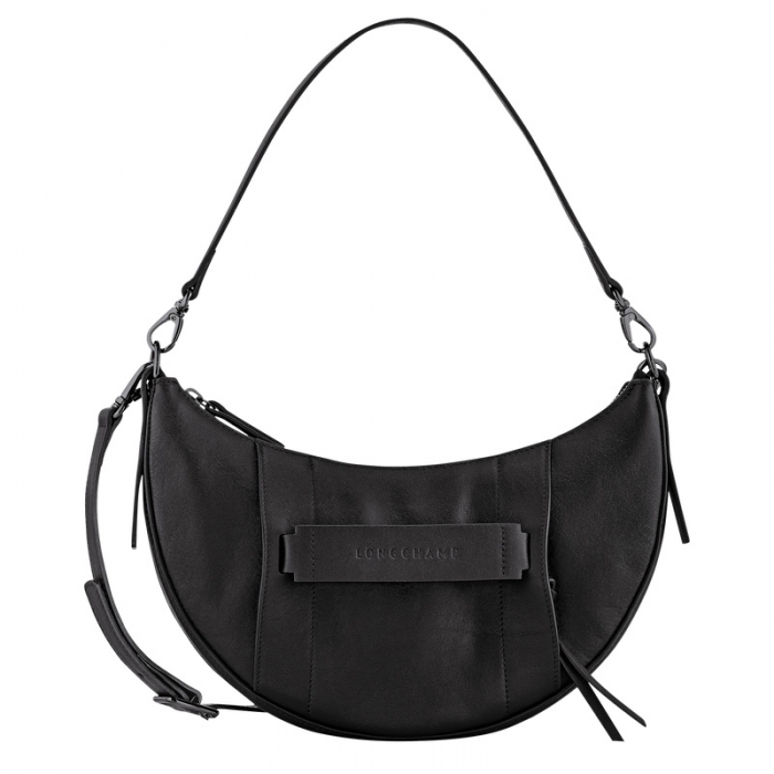 Longchamp Women's 3D S Crossbody bag Black - Leather | Black