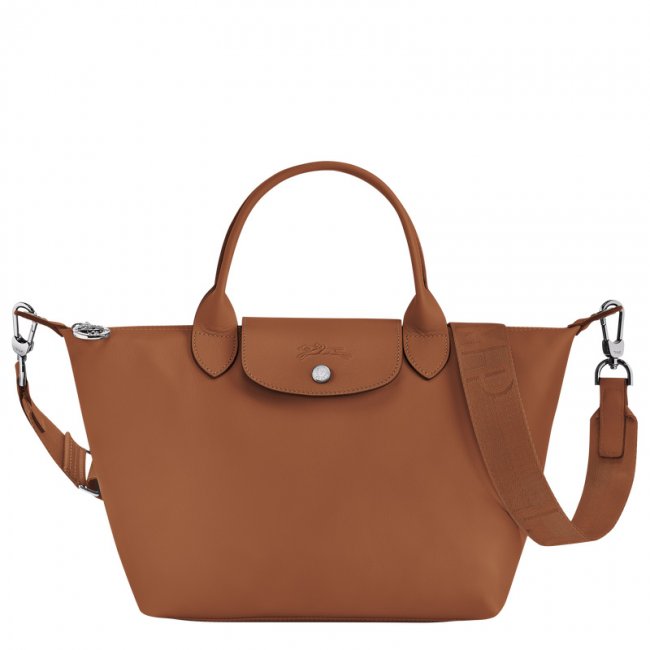 Longchamp Women's Le Pliage Xtra S Handbag Cognac - Leather | Cognac