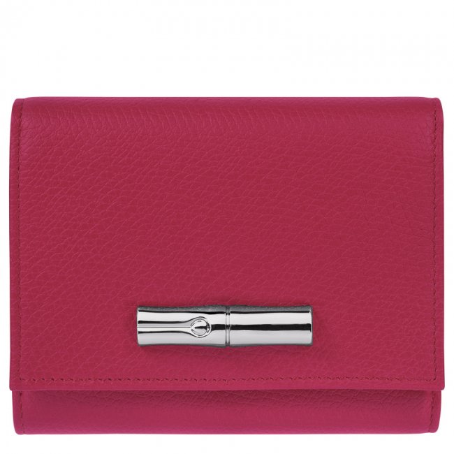 Longchamp Women's Le Roseau Wallet Beetroot - Leather | Beetroot