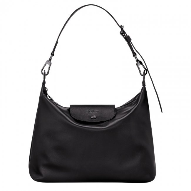 Longchamp Women's Le Pliage Xtra M Hobo bag Black - Leather | Black