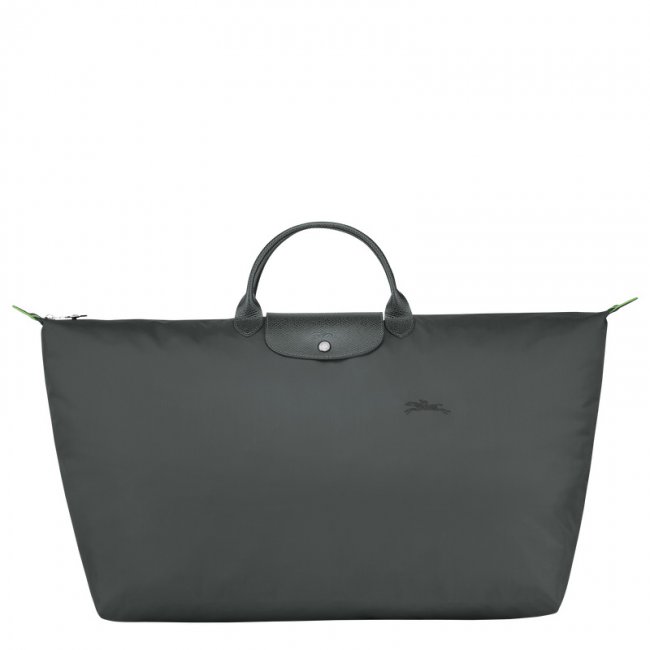 Longchamp Women's Le Pliage Green XL Travel bag Graphite - Recycled canvas | Graphite