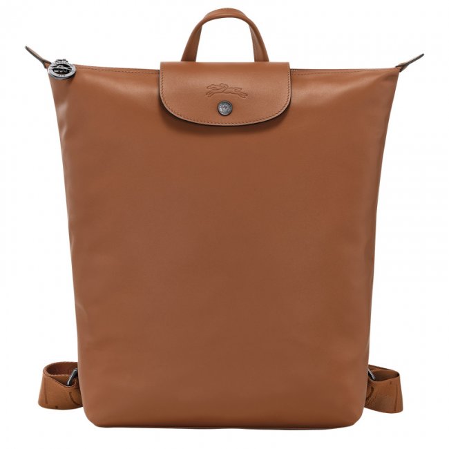 Longchamp Men's Le Pliage Xtra M Backpack Cognac - Leather | Cognac