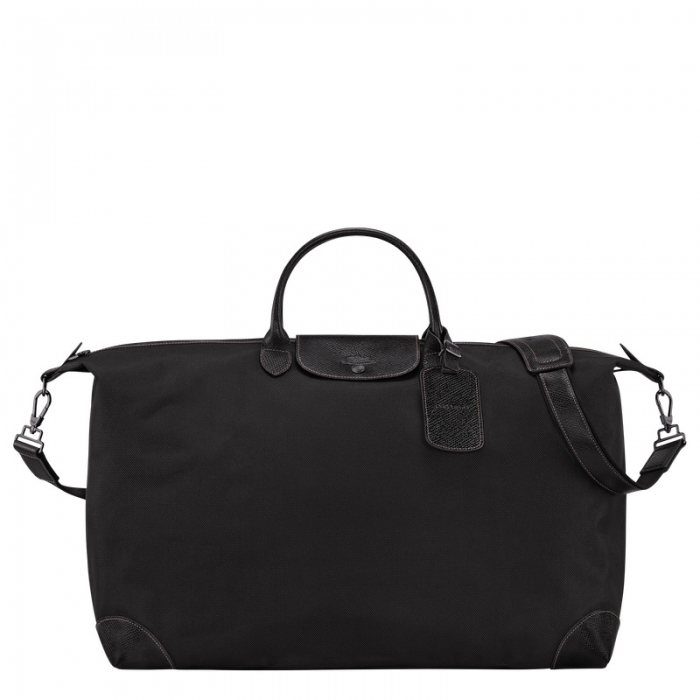 Longchamp Women's Boxford XL Travel bag Black - Recycled canvas | Black