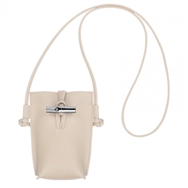 Longchamp Women's Le Roseau Phone case Paper - Leather | Paper