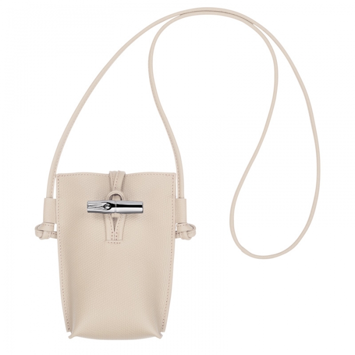 Longchamp Women's Le Roseau Phone case Paper - Leather | Paper