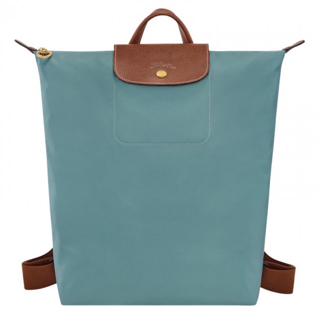 Longchamp Men's Le Pliage Original M Backpack Eucalyptus - Canvas | Eucalyptus