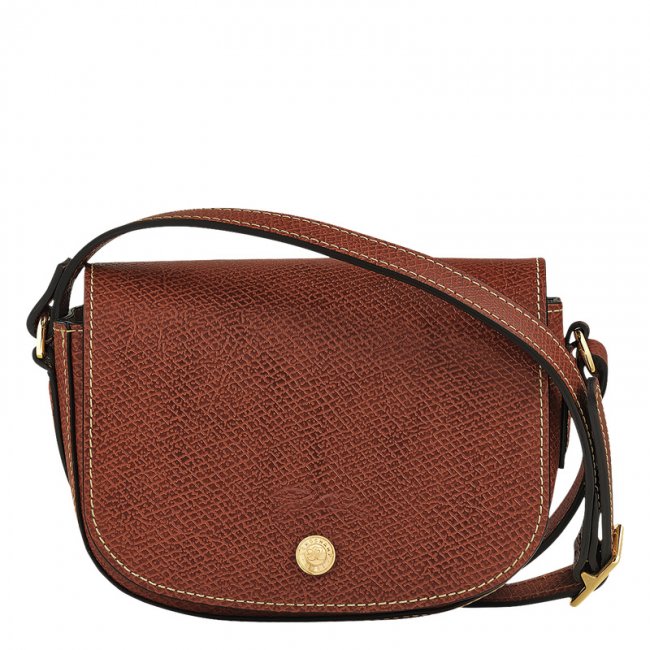 Longchamp Women's Épure XS Crossbody bag Brown - Leather | Brown