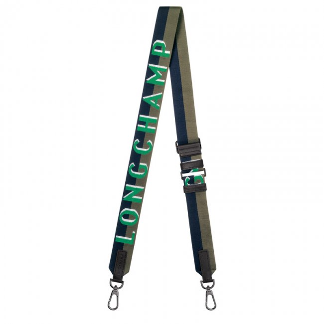 Longchamp Men's Shadow Shoulder strap Green - Canvas | Green