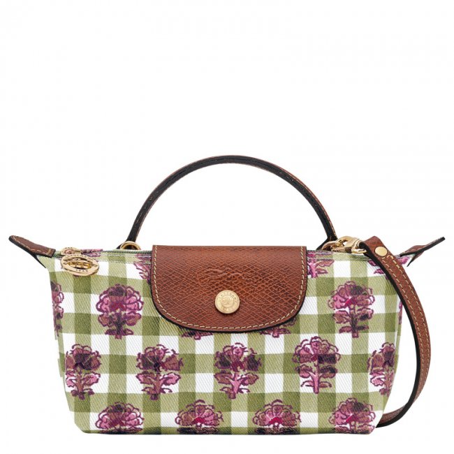Longchamp Women's Le Pliage Collection XS Pouch Artichoke - Canvas | Artichoke