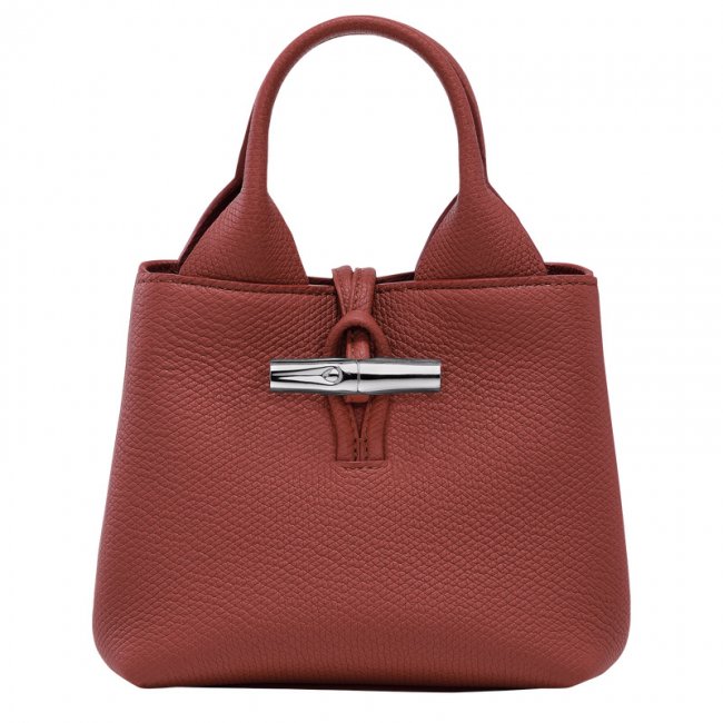 Longchamp Women's Le Roseau XS Handbag Chestnut - Leather | Chestnut