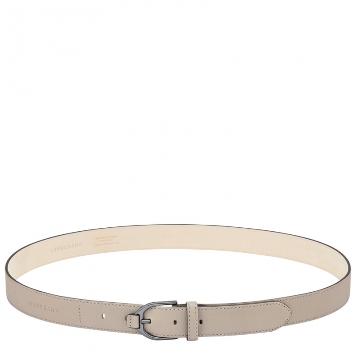 Longchamp Women's 3D Ladies' belt Clay - Leather | Clay