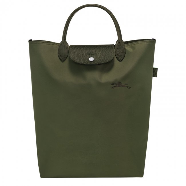 Longchamp Women's Le Pliage Green M Tote bag Forest - Canvas | Forest