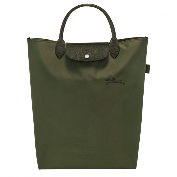 Longchamp Women's Le Pliage Green M Tote bag Forest - Canvas | Forest