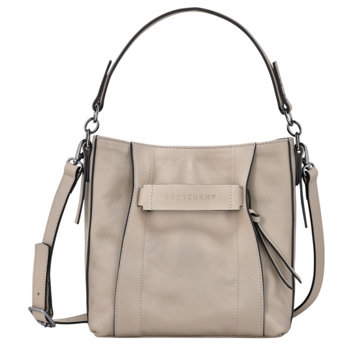 Longchamp Women's 3D S Crossbody bag Clay - Leather | Clay