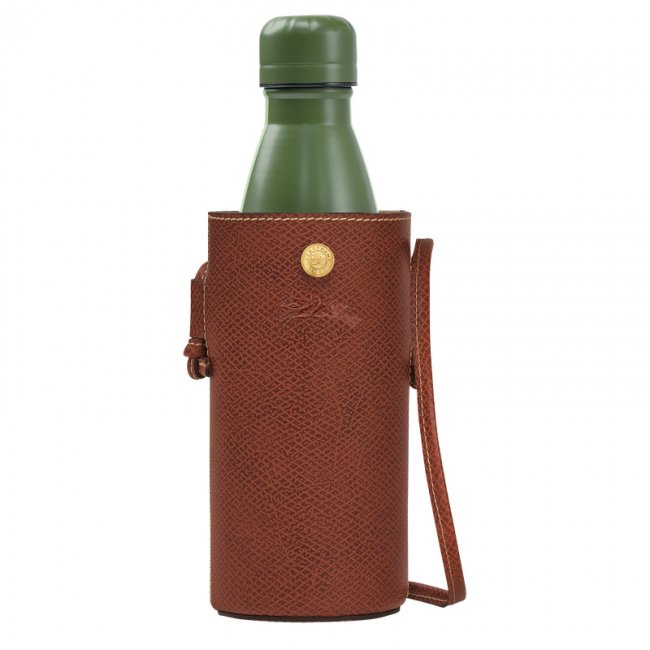 Longchamp Women's Épure Bottle holder Brown - Leather | Brown