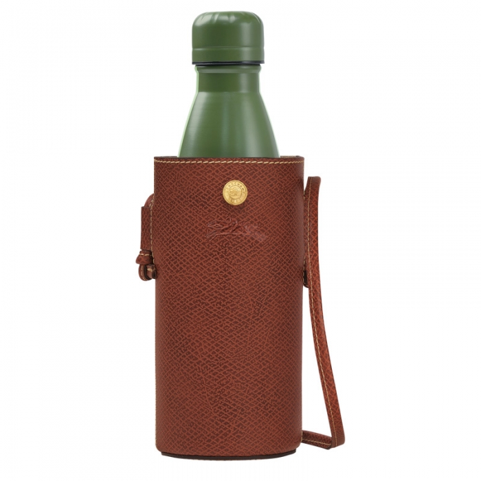 Longchamp Women's Épure Bottle holder Brown - Leather | Brown