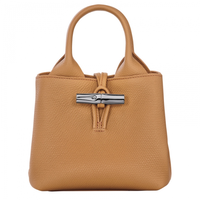 Longchamp Women's Le Roseau XS Handbag Walnut - Leather | Walnut