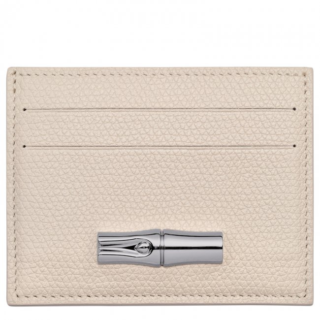 Longchamp Women's Le Roseau Card holder Paper - Leather | Paper