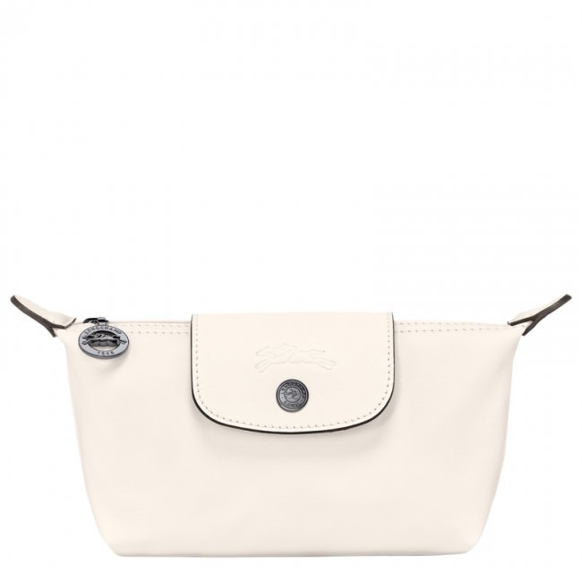 Longchamp Women's Le Pliage Xtra Pouch Ecru - Leather | Ecru