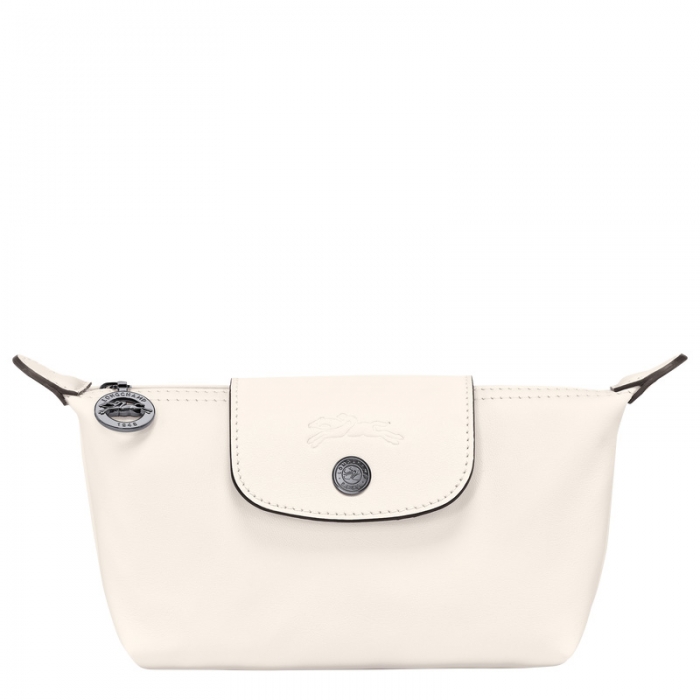 Longchamp Women's Le Pliage Xtra Pouch Ecru - Leather | Ecru