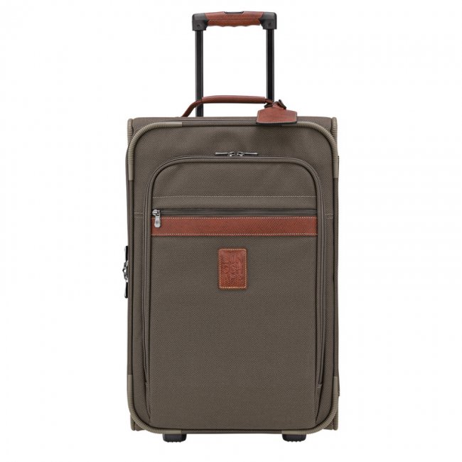 Longchamp Men's Boxford M Carry-on Brown - Recycled canvas | Brown