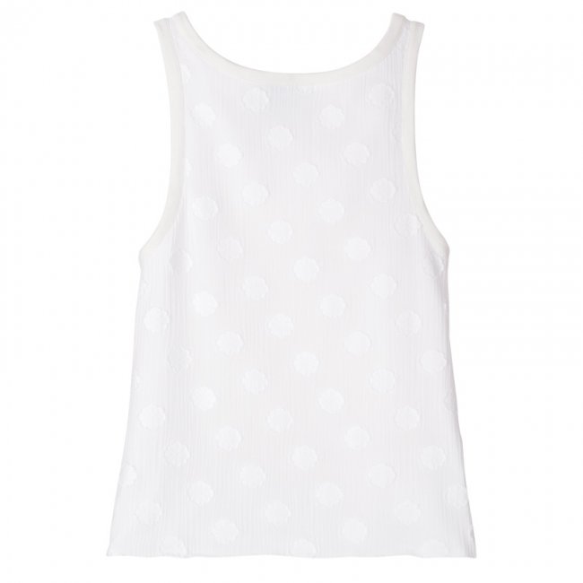 Longchamp Women's Top Ecru - Canvas | Ecru