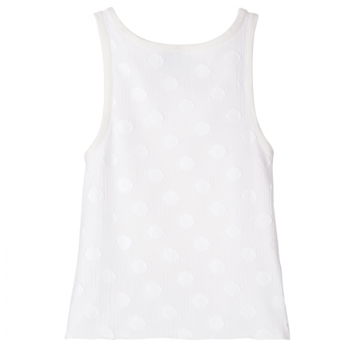 Longchamp Women's Top Ecru - Canvas | Ecru