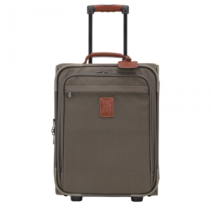 Longchamp Men's Boxford S Carry-on Brown - Recycled canvas | Brown