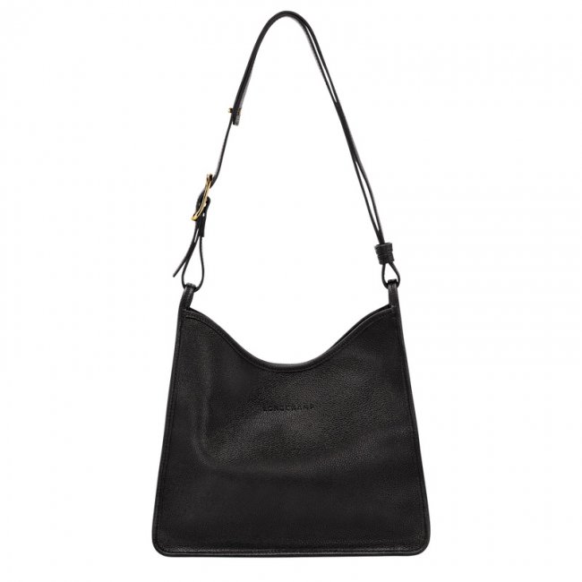 Longchamp Women's Le Foulonné M Hobo bag Black - Leather | Black