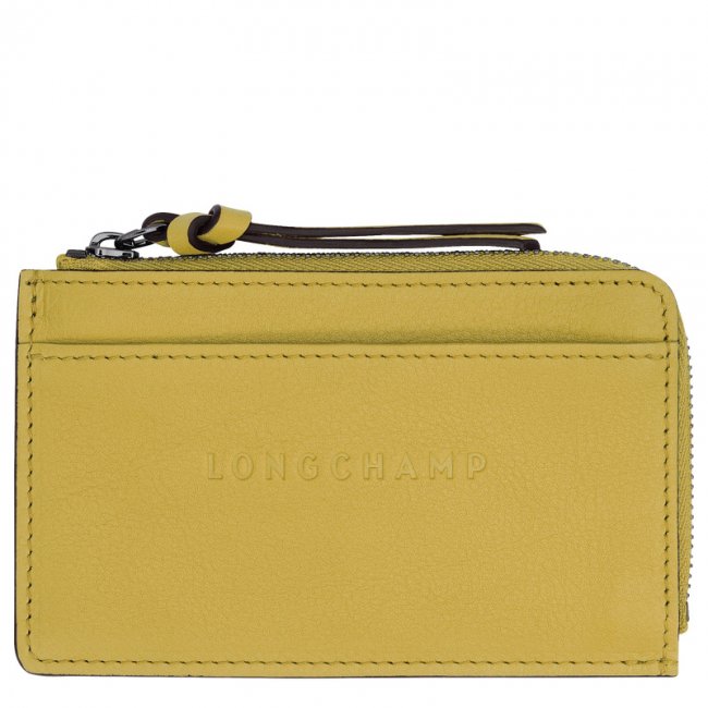 Longchamp Women's 3D Card holder Ginger - Leather | Ginger