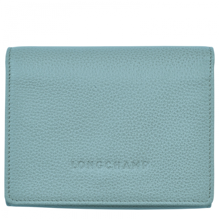 Longchamp Women's Le Foulonné Wallet Eucalyptus - Leather | Eucalyptus