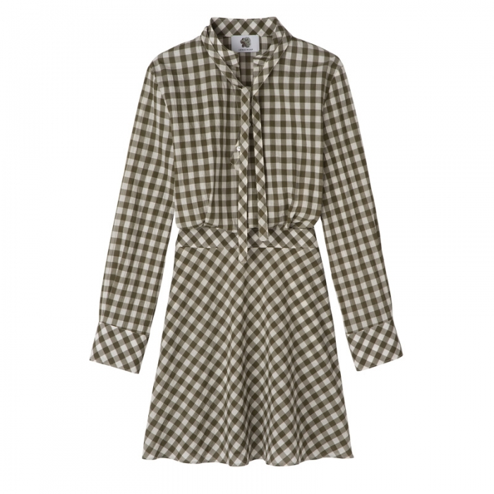 Longchamp Women's Dress Artichoke - Vichy jacquard | Artichoke