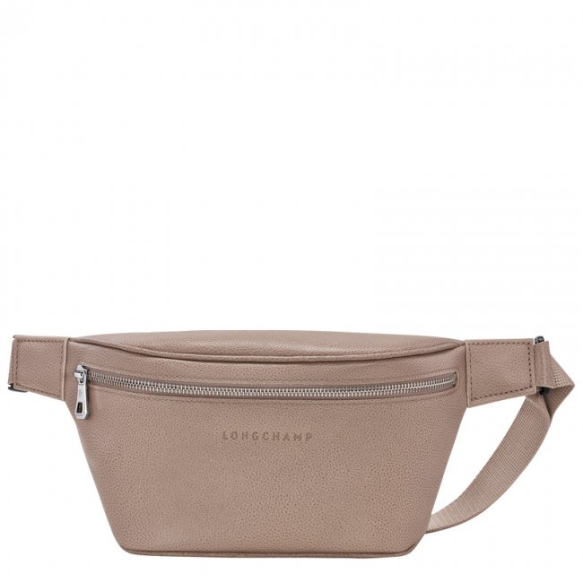 Longchamp Men's Le Foulonné M Belt bag Turtledove - Leather | Turtledove