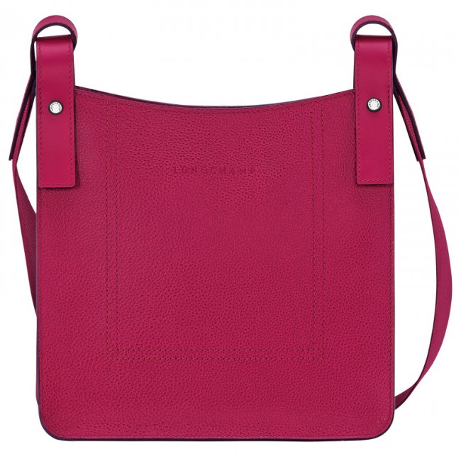 Longchamp Women's Le Foulonné S Crossbody bag Beetroot - Leather | Beetroot