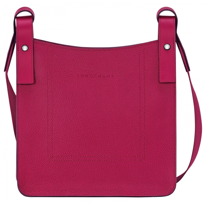 Longchamp Women's Le Foulonné S Crossbody bag Beetroot - Leather | Beetroot