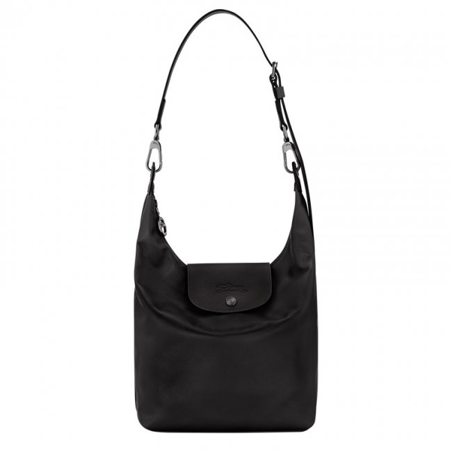Longchamp Women's Le Pliage Xtra M Shoulder bag Black - Leather | Black