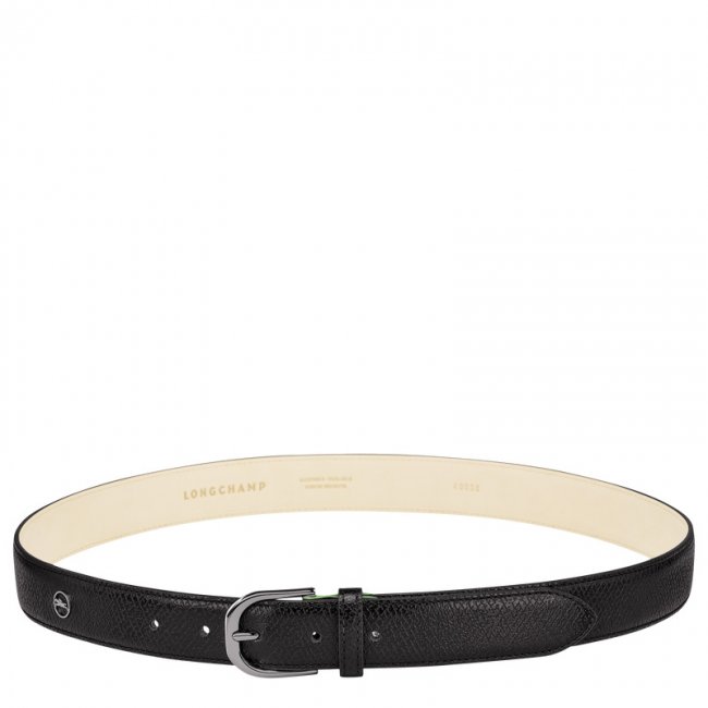 Longchamp Women's Le Pliage Ladies' Belt Black - Leather | Black