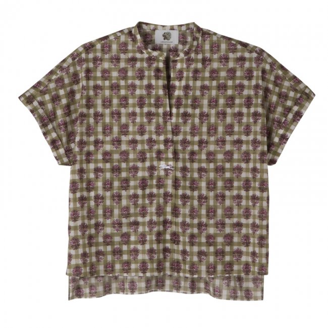 Longchamp Women's Blouse Artichoke - Vichy print veil | Artichoke