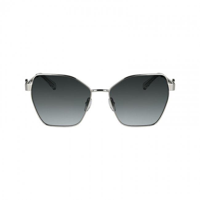 Longchamp Women's Sunglasses Silver/Grey - Metal | Silver/Grey