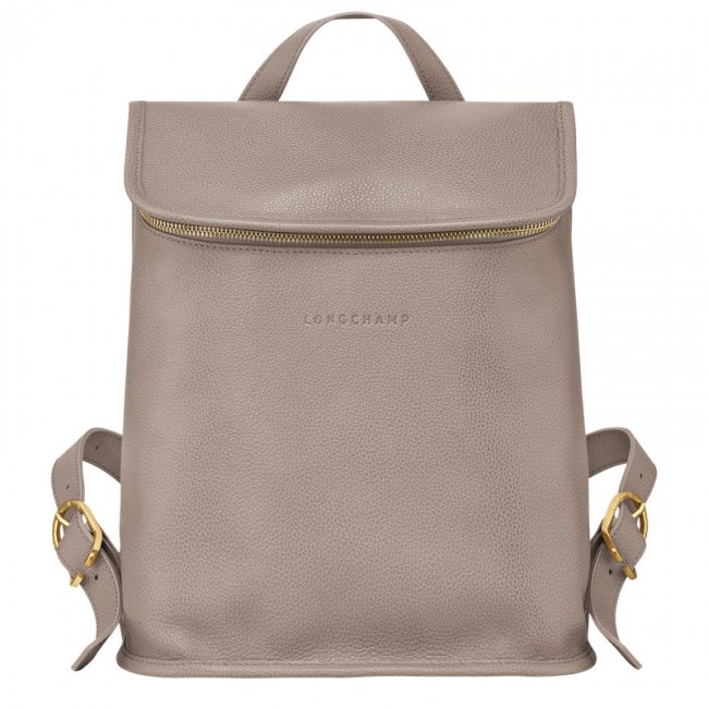 Longchamp Women's Le Foulonné Backpack Turtledove - Leather | Turtledove