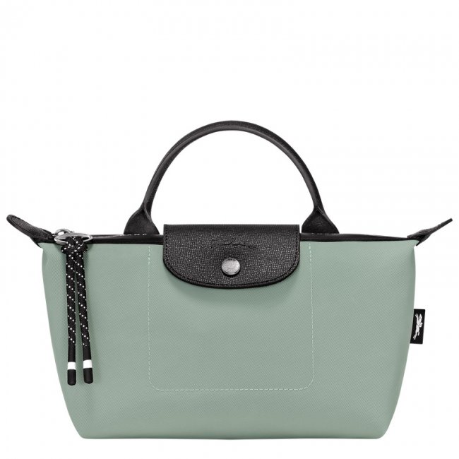 Longchamp Men's Le Pliage Energy Pouch Vervain - Recycled canvas | Vervain