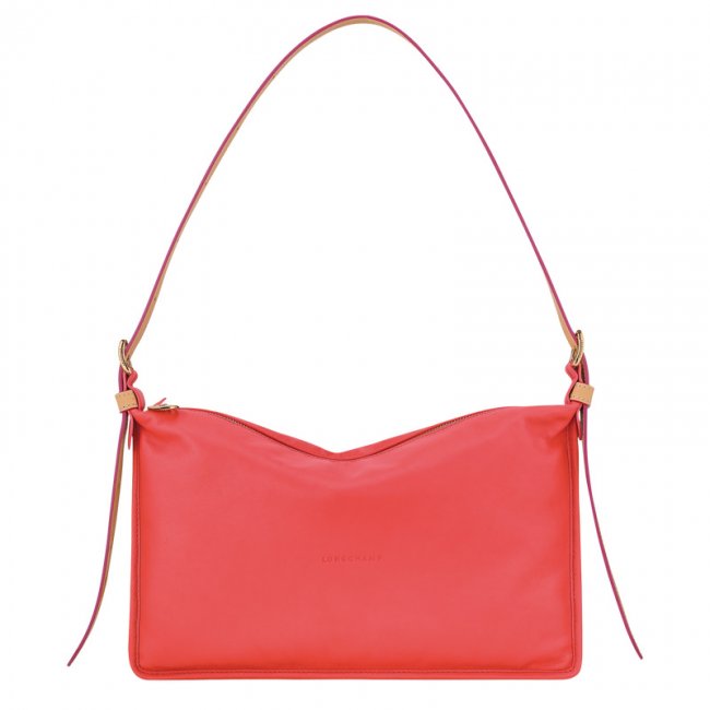 Longchamp Women's Smoothie M Crossbody bag Tomato - Leather | Tomato