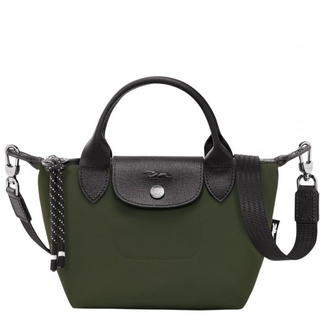 Longchamp Men's Le Pliage Energy XS Handbag Khaki - Recycled canvas | Khaki