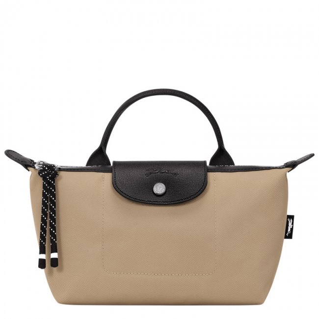 Longchamp Men's Le Pliage Energy Pouch Clay - Recycled canvas | Clay