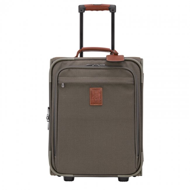 Longchamp Women's Boxford S Carry-on Brown - Recycled canvas | Brown