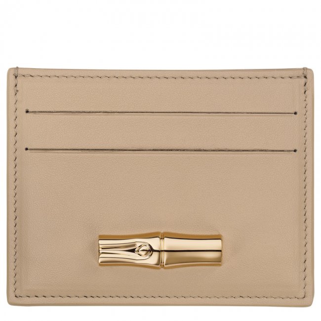 Longchamp Women's Le Roseau Card holder Root - Leather | Root