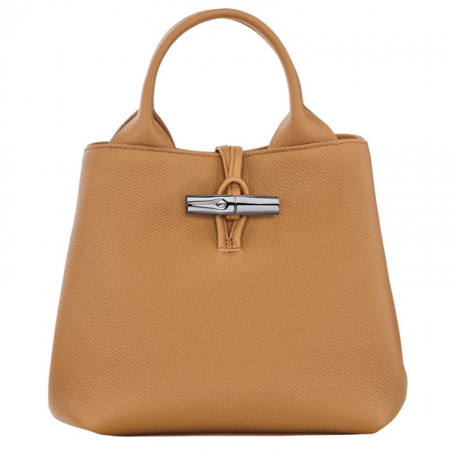 Longchamp Women's Le Roseau S Handbag Walnut - Leather | Walnut