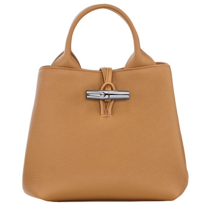 Longchamp Women's Le Roseau S Handbag Walnut - Leather | Walnut